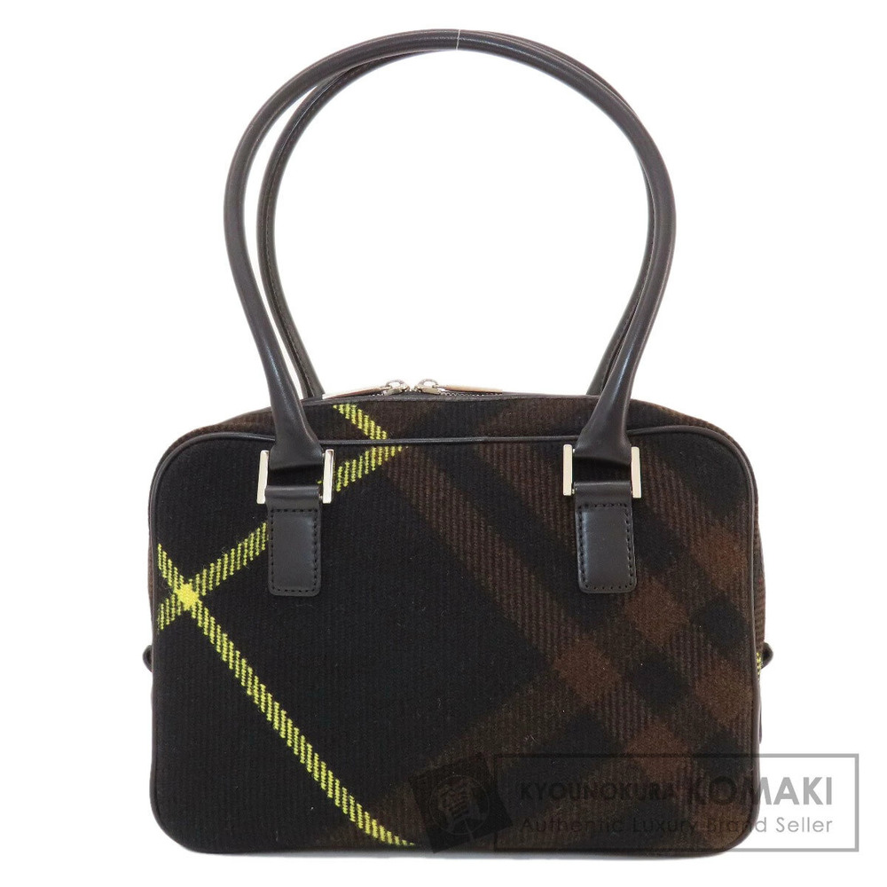 Burberry Check Handbag Wool